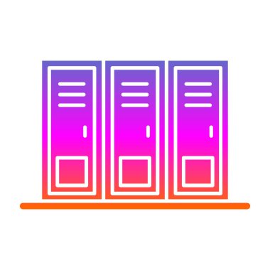 Sunucu. Web simgesi basit illüstrasyon