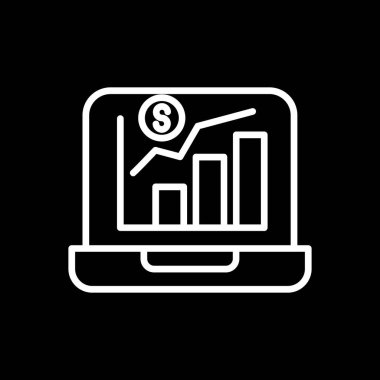 iş ve finans simgesi, vektör illüstrasyonu