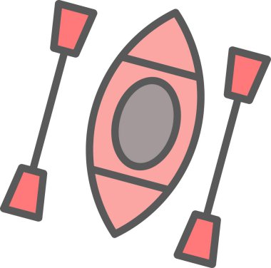 Kano yassı simgesinin vektör illüstrasyonu