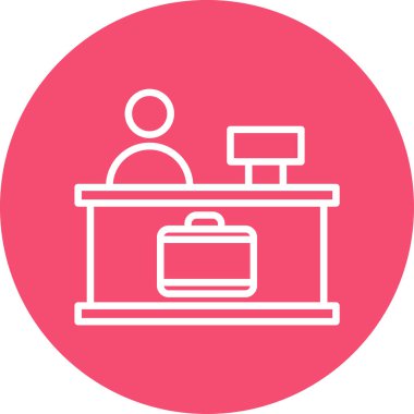 Ofis oluşturma simgesinin vektör illüstrasyonu