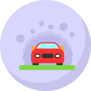 - Araba. Web simgesi basit illüstrasyon