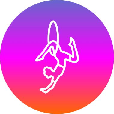 Modern simgenin vektör illüstrasyonu