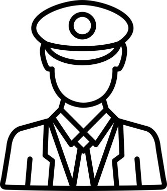 officer icon vector illustration