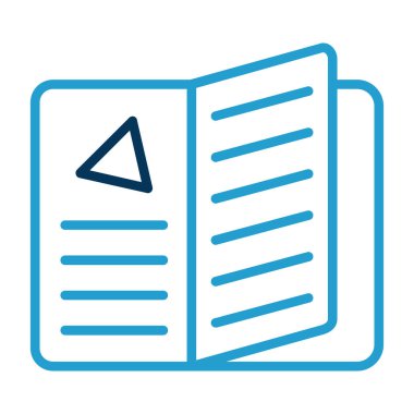 menü düz simgesi, vektör illüstrasyonu