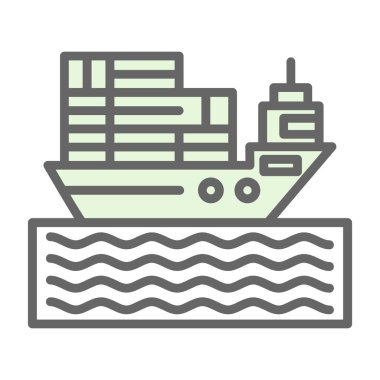 kargo gemisi. Basit tasarım