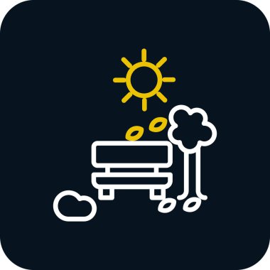 Hava simgesinin vektör illüstrasyonu