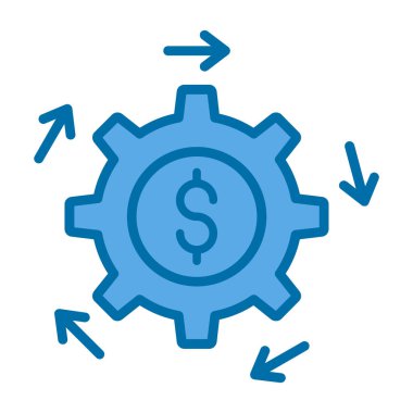 Web ve mobil uygulama tasarımınız için para simgesi, dolar logosu konsepti 