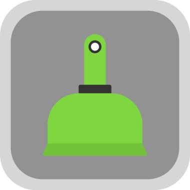 çan web vektörü basit simgesi