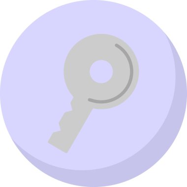 anahtar simgesi, vektör illüstrasyonu basit tasarım