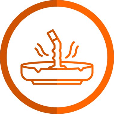 Küllük. Web simgesi basit illüstrasyon