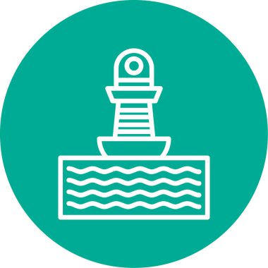 Simge vektör çizim şamandıra 