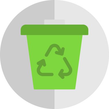 Çöp kovası vektör illüstrasyonuName