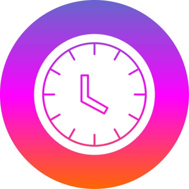 zaman, saat vektör simgesi, illüstrasyon 