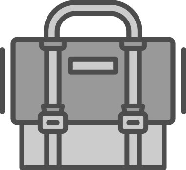  Evrak Çantası'nı web simge vektör çizim 