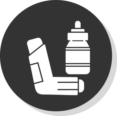 El dezenfektanı şişesi, jel, dezenfektan ikonu, sembol.