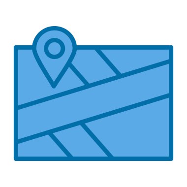 konum pin konum simgesi, vektör arkaplan 