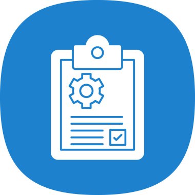 Vites vektör illüstrasyonlu idari belge