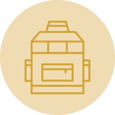 Kamera simgesi, vektör illüstrasyonu