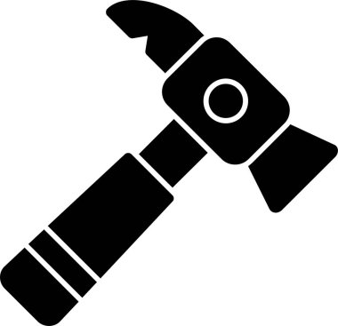 Ters çekiç. Web simgesi basit tasarım 