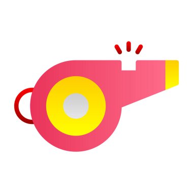 Delikli kırmızı etiketin vektör çizimi