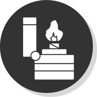 Daha hafif simgenin vektör illüstrasyonu 