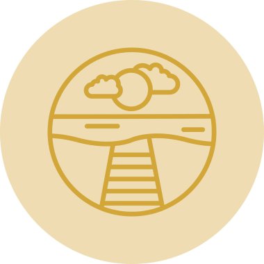 Çizgi film simgesinin vektör çizimi