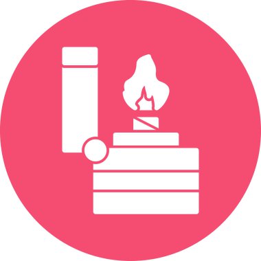 Daha hafif simgenin vektör illüstrasyonu 