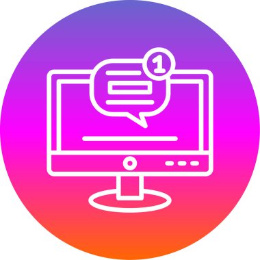 vektör dizüstü simgesi illüstrasyonu