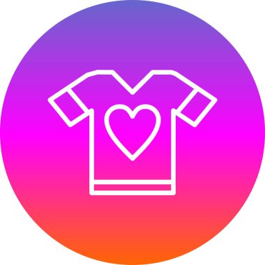 t-shirt simgesi, vektör illüstrasyonu basit tasarım