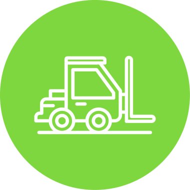 Modern b 'nin vektör çizimi vinç simgesinden yoksun