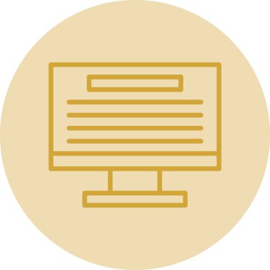 Web simgesini düz biçimde izle 