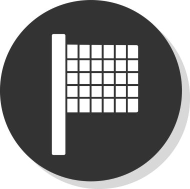 bayrak ikonu vektör illüstrasyonu