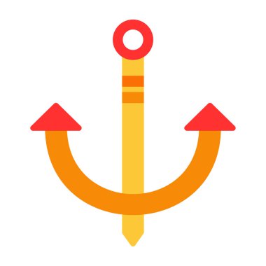 Çapa. Web simgesi basit illüstrasyon 