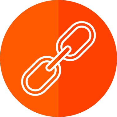 Zincir simgesi, vektör illüstrasyonu