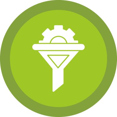 modada izole edilmiş arkaplanda huni simgesi 