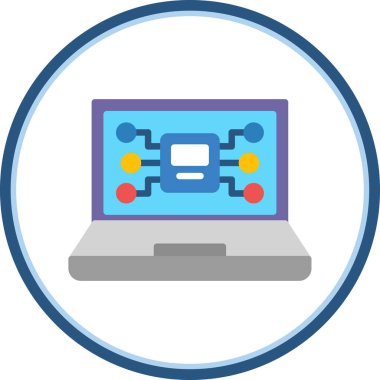 Web tasarım simgesi, vektör illüstrasyonu