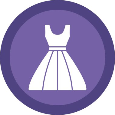 elbise simgesi, vektör illüstrasyonu basit tasarım