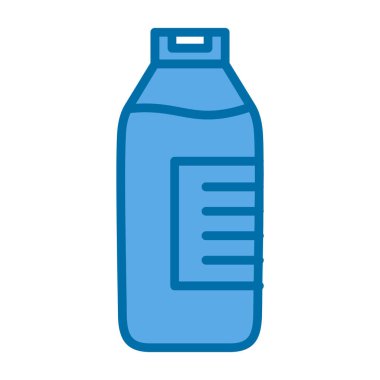 vektör illüstrasyonu, süt ikonu şişesi 