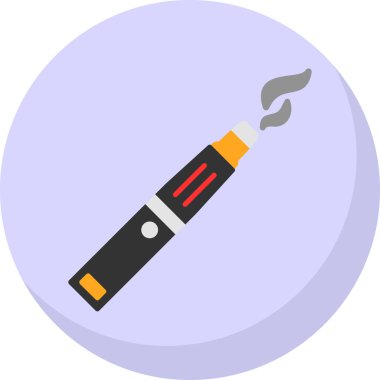 - Sigara. Web simgesi basit illüstrasyon