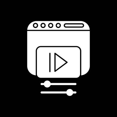 televizyon vektörü ince çizgi simgesi