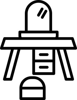 Tablo simgesi logo vektörü illüstrasyonu hazırlanıyor