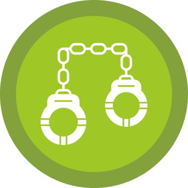 kelepçe simgesi, vektör illüstrasyonu