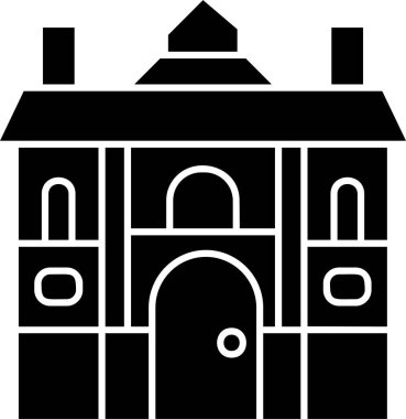 yapı evi simgesini sağlam bir şekilde inşa et