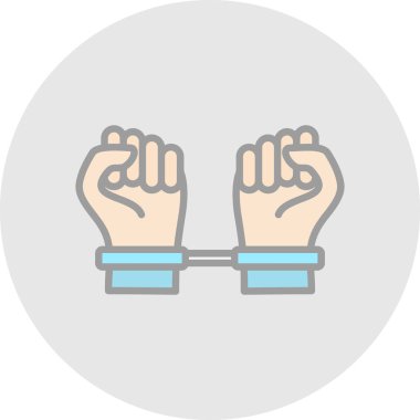 Kelepçelerin vektör çizimi