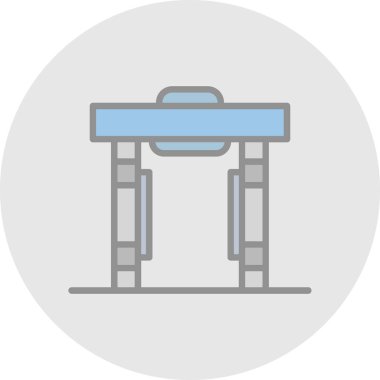 masa lambası vektör çizgisi simgesi, işaret, beyaz arkaplanda illüstrasyon. düzenlenebilir vuruş