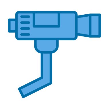 CCTV kamera simgesi, vektör illüstrasyonu