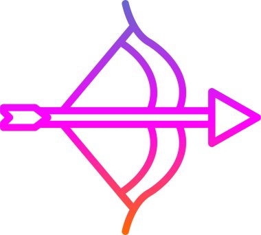 Ok. Web simgesi basit illüstrasyon