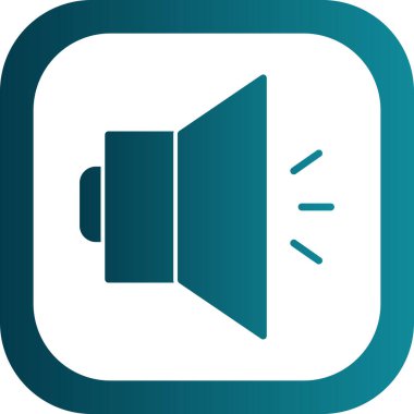 Ses simgesinin vektör illüstrasyonu 