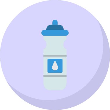 Şişe. Web simgesi vektör illüstrasyonu