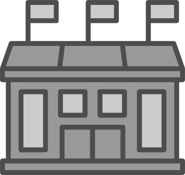 ev evi simgesi taslak biçiminde